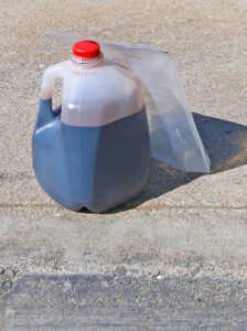 oil kit used at curb